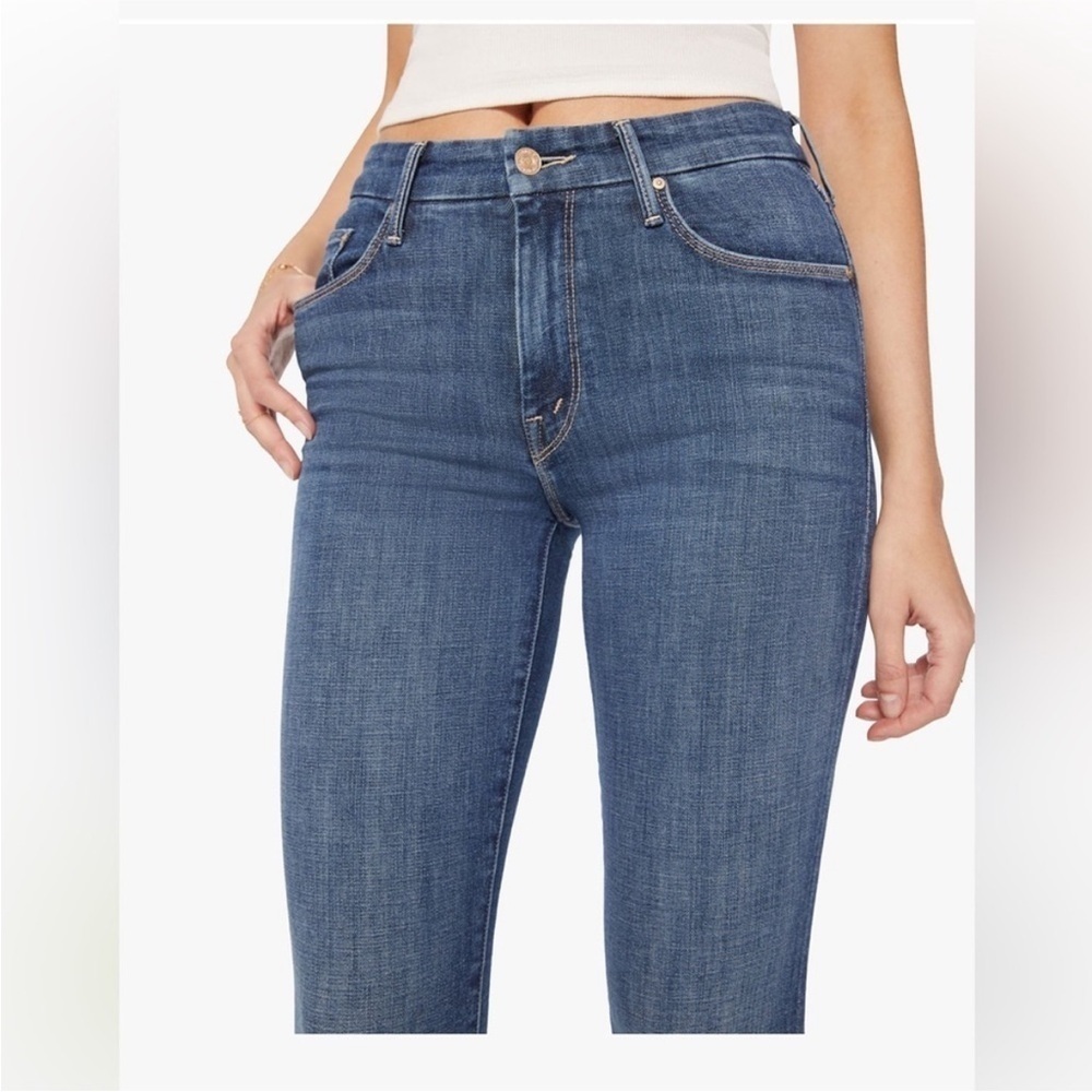 Mother the looker ankle gray skinny jeans 26 - Picture 3 of 12